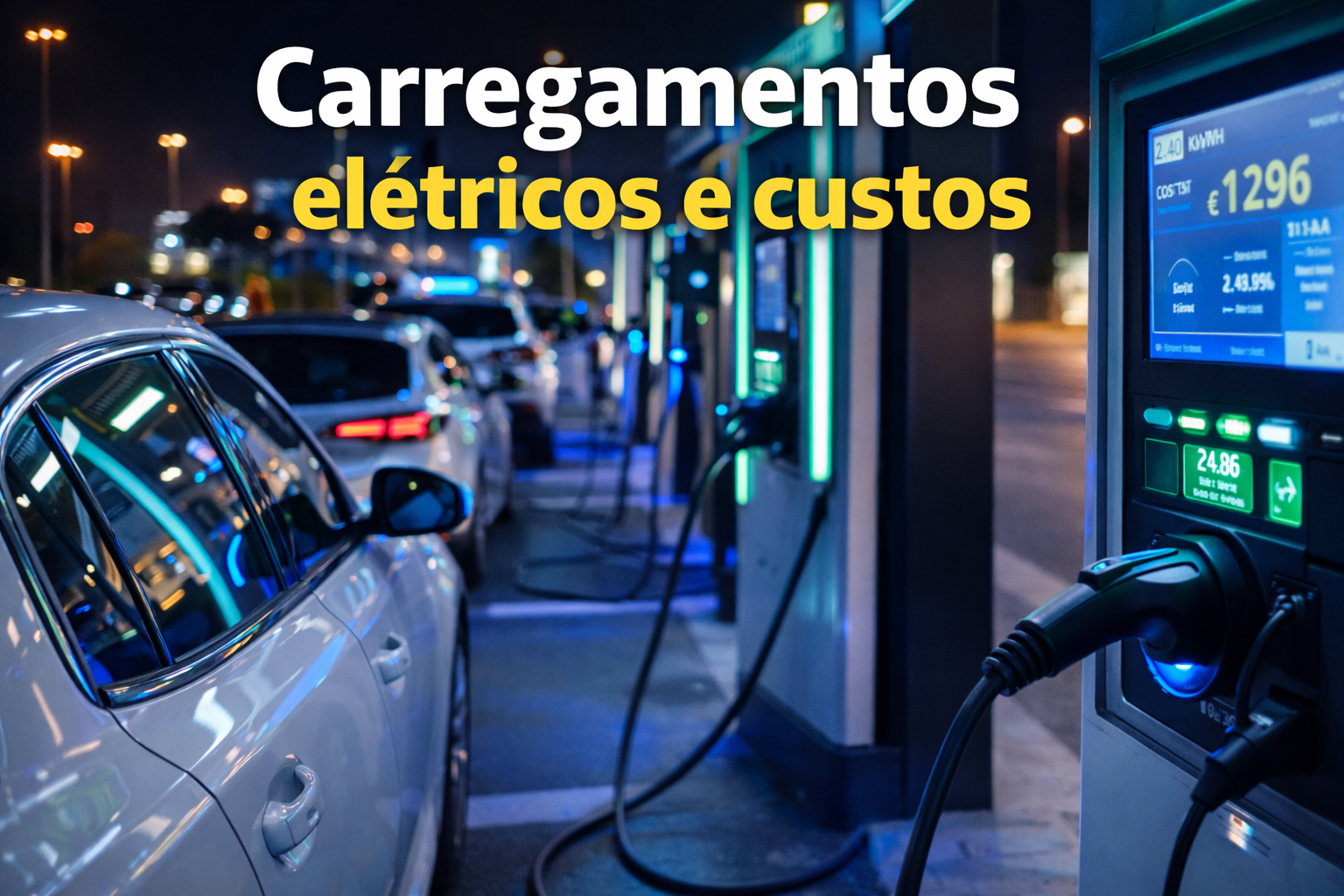 Quanto custa carregar um carro elétrico em Portugal em 2026